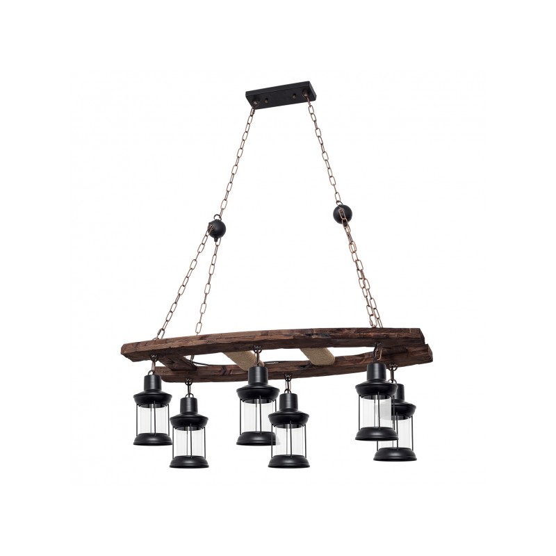 Colgante Cortijo  6xE27 Fabrilamp